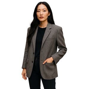 Zara Charcoal Gray Women's Blazer EUC size